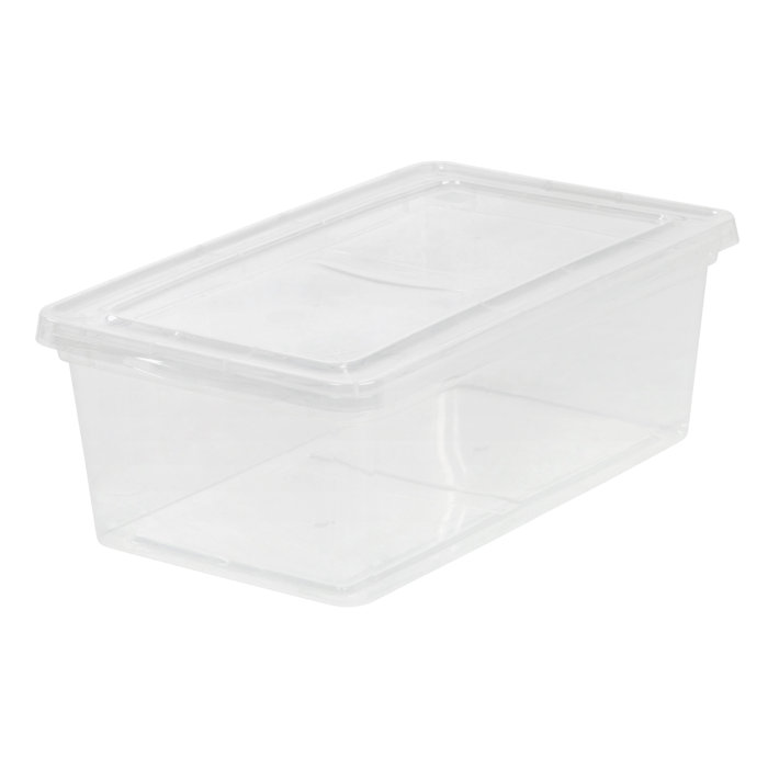 clear plastic storage tubs